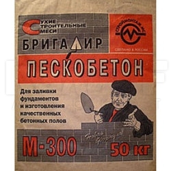 Пескобетон М-300 50 кг (30шт/под)  