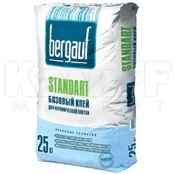 Базовый клей Standart Bergauf для керамической плитки 25 кг, 56 шт./под.