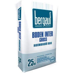 Пол наливной минеральный Bergauf 'Boden Inter Gross'. 20, 25 кг