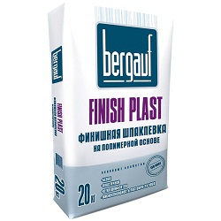 Шпаклевка Bergauf Finish Plast 20 кг финишная полимерная 64шт/под