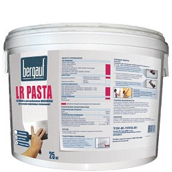 Шпатлёвка LR Pasta - готовая финишная белая