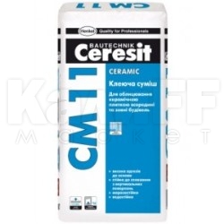 Клей для плитки СМ 11 Plus 25 кг (48 шт./под.) CERESIT