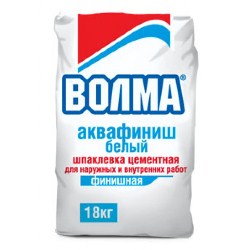 Шпаклевка 'Волма-Аквафиниш' белый, 18 кг (64шт/под)