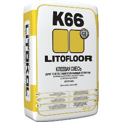  LitoFloor K66 - клеевая смесь, 25 кг (54шт/под)